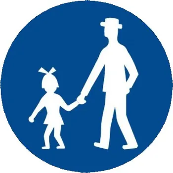 Dopravní značení Dopravní značka C7a - Stezka pro chodce