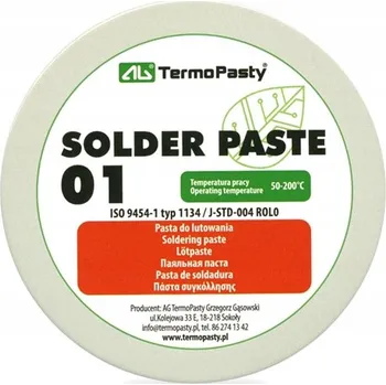 Páječka Pájecí pasta AG TermoPasty AGT-036 20 g