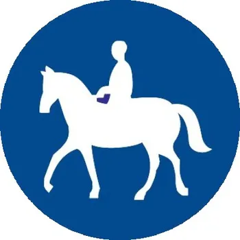 Dopravní značení Dopravní značka C11a - Stezka pro jezdce na zvířeti