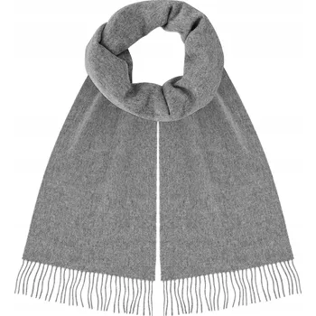 Šála Elegantní šedá pánská šála 100% vlna Pako Lorente Univerzální velikost