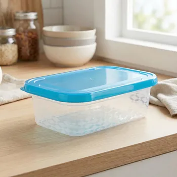 Dóza na potraviny Obdélníková dóza na potraviny BRANQ BLUE BOX 1,75 l modrá