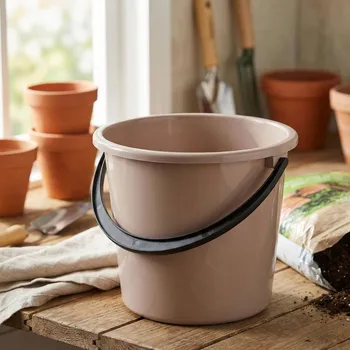kbelík Plastové vědro ALTOM DESIGN 10 l taupe