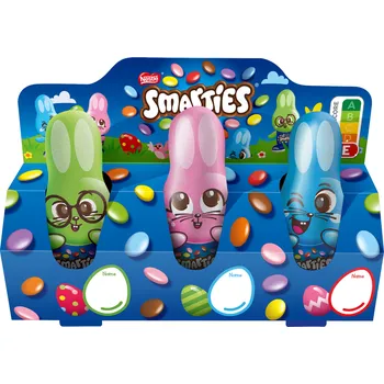 Čokoláda Orion Lentilky zajíček 3 x 18,7 g Multipack