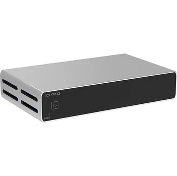 Hi-Fi Zesilovač KONCOVÝ ZESILOVAČ MONO 100W 4 Ohmy 70W 8 Ohmů TOPPING B100 STŘÍBRNÝ