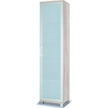 Knihovna Vitrína dub sonoma 203 x 50 x 40 cm Veneti