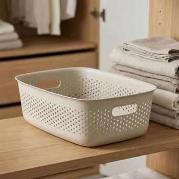 Úložný box Plastová dóza na skladování MOXOM OPENSTORE 10 l béžová