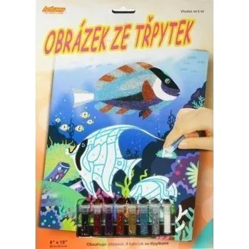Dětské zboží ArtLover Sada obrázek ze třpytek/mix 2 motivů