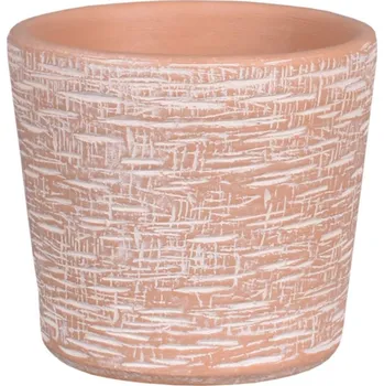 Obal na květináč Obal na květník PIRAN keramický d16x15cm, terakota