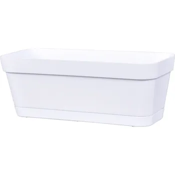 Truhlík Truhlík CLEO CLIP samozavlažovací plastový 29cm, bílý