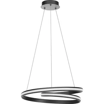 Redo Závěsné LED svítidlo TORSION, 40W, ø 56 cm, 3-step, 2700-4000K Barva: Černá