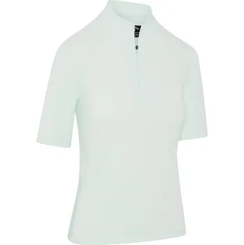 Pánské tričko CALLAWAY Rib Play Short Sleeve Mock dámské tričko zelené Velikost oblečení: L + Dárková krabička týček