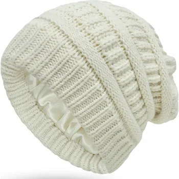 Čepice Bez značky zimní čepice beanie bílá velikost 58