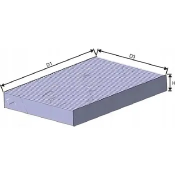 Kabinový filtr Japko 21NS26 Filtr, větrání prostoru pro cestující