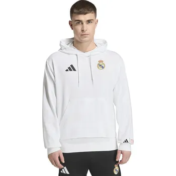 Pánská mikina ADIDAS REAL MADRID MARVEL HOODY (XL) Pánská Mikina Bílá