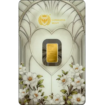 Germania Mint Zlatý slitek 1 g Best wishes
