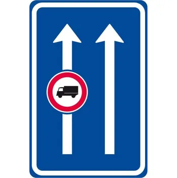 Dopravní značka Dopravní značka IP21 - Omezení v jízdním pruhu