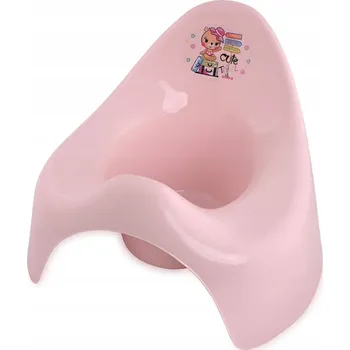 Nočník Kompaktní dětský nočník klasický lehký Lorelli Potty růžový