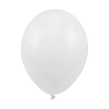 Balónek Balónky pastelové Arpex bílé 50 kusů
