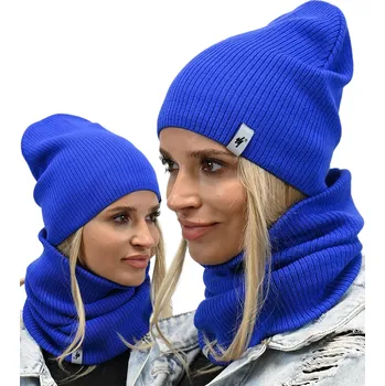 Čepice Alur sada: čepice a nákrčník (rolák) univerzální velikost, modrá