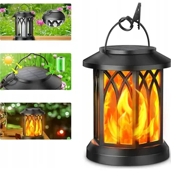 Venkovní osvětlení Solární LED lampy k zavěšení ven, solární lucerny, dekorace