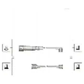 Alternátor Sada zapalovacích kabelů Magneti Marelli 941319170011