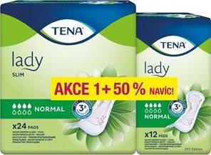 TENA Lady Slim Normal 36 ks - 50% navíc