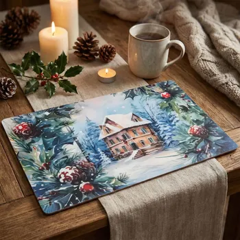 prostírání Vánoční prostírání na stůl ALTOM DESIGN HOLLY NIGHT 28 × 43 cm