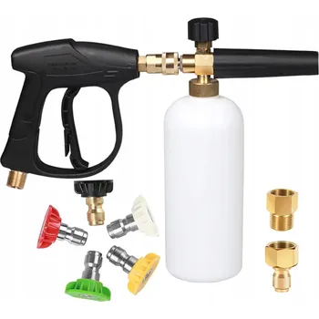 Vysokotlaký čistič Tlaková myčka, pěnovací pistole, nástavec s 5 tryskami