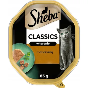 Krmivo pro kočku Sheba Classics mokré krmivo pro kočky zvěřina v terině, vanička 85 g