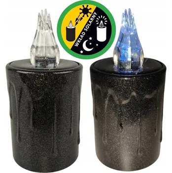 Venkovní osvětlení SOLÁRNÍ LED VLOŽKA DO SVÍTILNY NA HROB HŘBITOVNÍ SVÍČKA SOLÁRNÍ HŘBITOVNÍCH SVÍČEK PLAMEN BÍLÝ