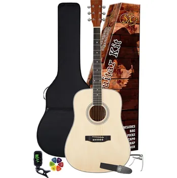 Kytara SX SD104LK Natural Akustická kytara