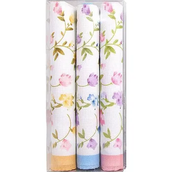 Dámské kapesníky L04 dárková krabička - 3 ks