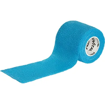 Samodržící elastické obinadlo Recovital – 5 cm x 4,5 m, modrá, hypoalergenní