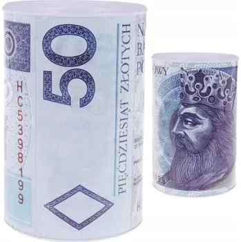 Pokladnička Pokladnička plechová kasička velká XXL