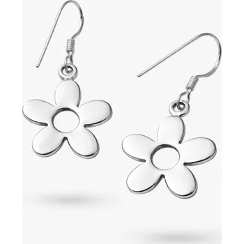 Náušnice STŘÍBRNÉ NÁUŠNICE visací KVĚTY stříbro 925 tt825