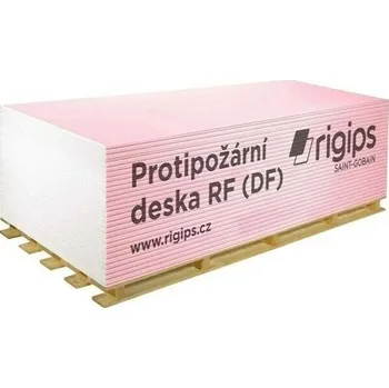 Stavební materiál Sádrokartonová deska Rigips RF 12,5 mm 12,5 x 1250 x 2750 - m2