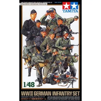 Plastikový model 1/48 Německá pěchotní sada z 2. světové války Tamiya 32512