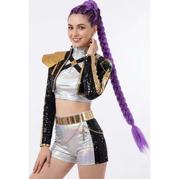 Karnevalový kostým Kostým K-Pop Demon hunters - Rumi EXTRA LUXURY Velikost: 130