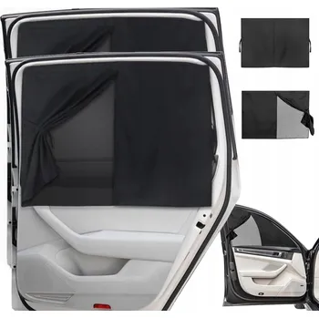 Stínítko do auta Moskytiéra Sluneční clona do auta na okno VELKÁ 2 KS