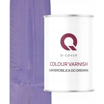 Lak na dřevo Lazurovací lak Q-COVER 1 l fialová, růžová polomatná