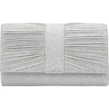 Kabelka Stříbrná polyester kabelka psaníčko Jessica