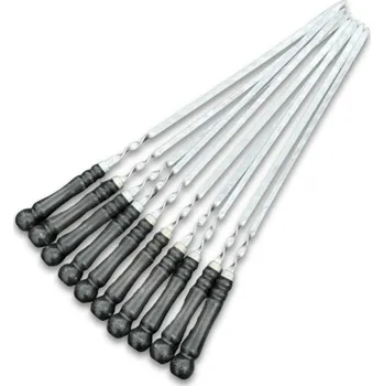 Příslušenství pro gril Kalme Nerezový špíz s dřevěnou rukojetí 50cm Kalme