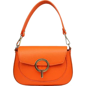 Kabelka MORANTI kabelka přes rameno přírodní kůže oranžová