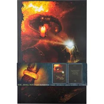 Figurka Zápisník Pán Prstenů - Ty... Neprojdeš!