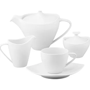 Talíř Porcelánový kávový servis pro 6 osob MARIAPAULA MODERNA 15 el.