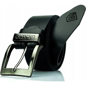 Opasek Pásek ke kalhotám džínovým kalhotám Černý GRACIO 120cm