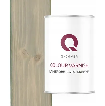 Lak na dřevo Lazurovací lak Q-COVER 1 l černá, šedá polomatná