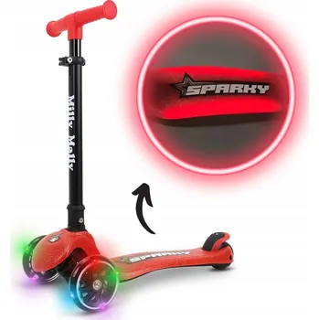 Koloběžka Milly Mally Koloběžka Sparky Červená