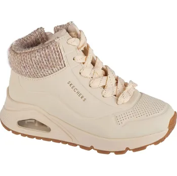 Dámská treková obuv Béžové kotníkové zimní tenisky Skechers Uno Gen1 - Darling Daze 310566L-NAT Velikost: 36