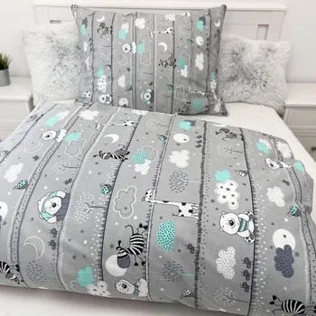 Povlečení Dětské povlečení - Safari Zapínání: knoflík, Rozměr: 90x135 + 45x65